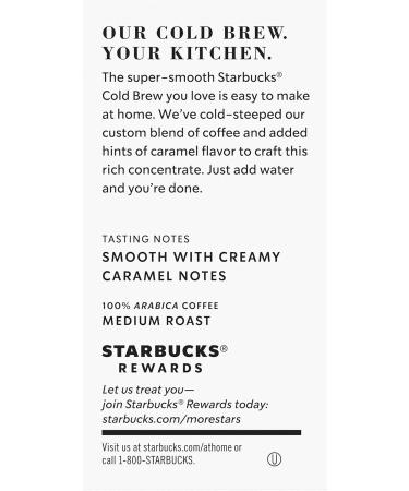 Starbucks Cold Brew Concentrate 16.2 Fl Oz (Signature Black + Caramel Dolce) - Buy Online on SooperMarket.com
