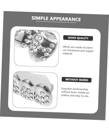 Didiseaon 1 Set Rhinestone Trim Diamond Decor Teeth Costume Cosplay Props Jewelry Letter Man - Buy Online on SooperMarket.com