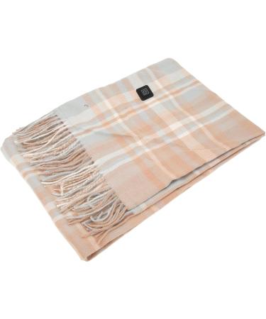Neck Heating Pad & Stylish Scarf | Adjustable Temperature | Double Layer | Convenient Zipper Pocket | Winter Blue - International Shipping - Buy Online on SooperMarket.com