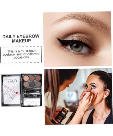 MUSISALY 1 Set Eyebrow Powder Set Eyebrow Makeup Cosmetic Eyebrow Threading Tool Matte Eyeshadow Abs - Buy Online on SooperMarket.com