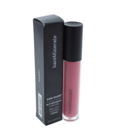 bareMinerals Gen Nude Buttercream Lip-Gloss  Heartbreaker  0.13 Fluid Ounce Heartbreaker 0.13 Fl Oz (Pack of 1)