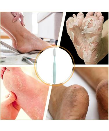 Pedicure Foot File | Toe Crevice Cleaning Brush Callus Remover Foot Scrubber Toe Crevice Cleaning Brush Foot Care Pedicure Tool Blue - Buy Online on SooperMarket.com