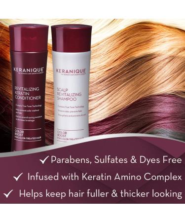 Keranique Color Boost Anti-Hair Loss Kit - Shampoo, Conditioner & Volume Spray for Color Treated Thinning Hair - 60 Day Supply - Buy Online on SooperMarket.com