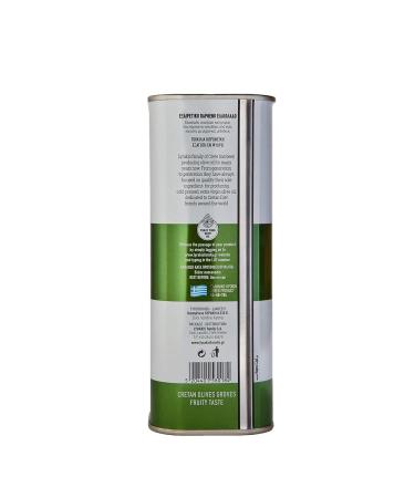 Lyrakis Family Crete Extra Virgin Olive Oil - Classic Cold Pressed 1 Liter - Premium Quality Authentic Taste - Buy Online on SooperMarket.com