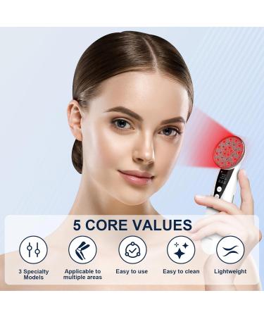 Sthmolepy Handheld Red Light Lamp Near Infrared Light for Body Portable LED Red Light Wand with 660nm & 850nm at Home Use - Buy Online on SooperMarket.com