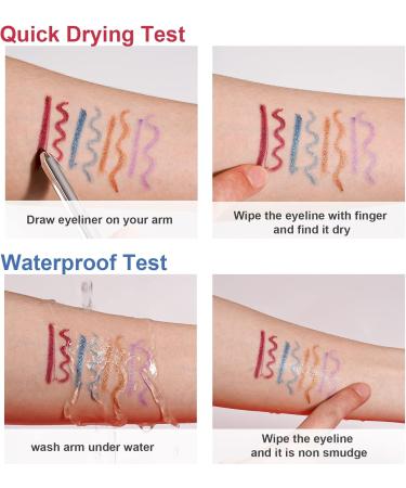 YES.EYE DO Gel Eyeliner Waterproof Smudgeproof Retractable Eyeliner Gel with built-in sharpener Colored Glitter Eyeliner Highly Pigmented and Creamy (Apricot) - Buy Online on SooperMarket.com