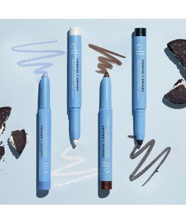 e.l.f. Cookies 'N Dreams No Budge Shadow Stick - Sweet Cream | Longwear Smudge-Proof Eyeshadow - Buy Online on SooperMarket.com
