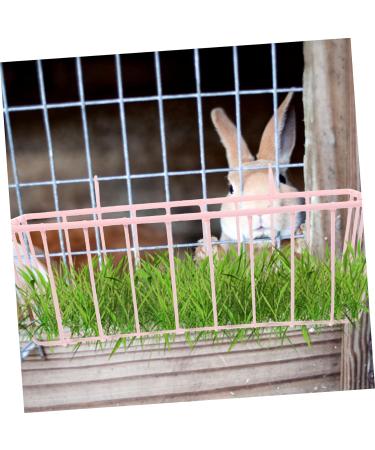 Rabbit Rack Feeder for Cage Holder for Rabbits Pet Feeder Metal Rack Metal Feeder Feeder Hamster Holder Cage Guinea Pig Wrought Iron Ferrets - Buy Online on SooperMarket.com