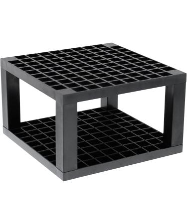 U.S. Art Supply 96 Hole Plastic Pencil & Brush Holder - Desk Stand Organizer Holding Rack for Pens  Paint Brushes  Colored Pencils  Markers 96-Hole Single Level - Buy Online on SooperMarket.com