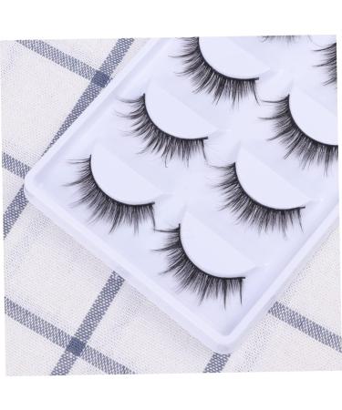 minkissy 80 Pairs Lashes Natural False Lashes Fake Eyelash Dense Eyelash Eyelashes 3d Cross - Buy Online on SooperMarket.com