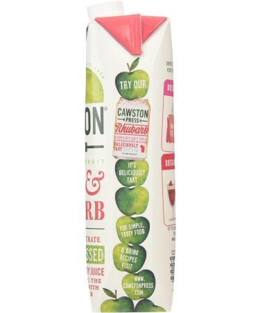 Cawston Press Apple and Rhubarb Juice 1L - Refreshing Blend of Apple Rhubarb - 1 Pack - Buy Online on SooperMarket.com