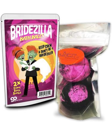 Bridezilla Bath Balls - XL Zombie Bride & Groom Bath Bombs for Women - Handcrafted in the USA - 2pk - Buy Online on SooperMarket.com