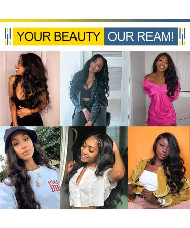 26 HD Brazilian Virgin Human Hair Body Wave Lace Front Wig 180% Density for Black Women - Buy Online on SooperMarket.com