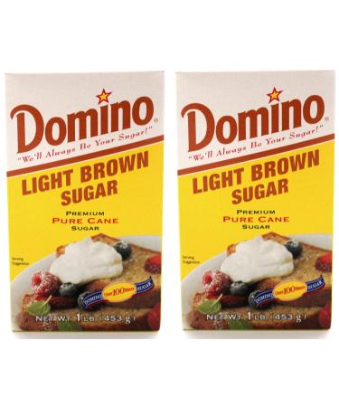 Domino Light Brown Sugar 1 Lb 2 Pack