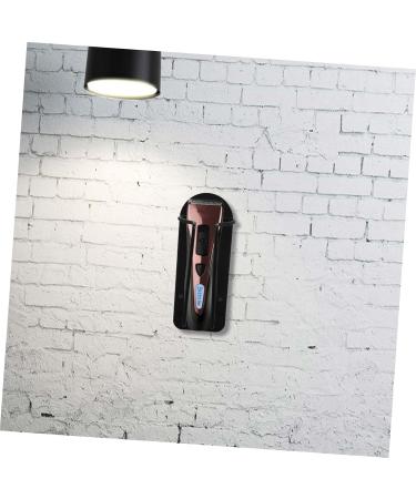 Angoily Clipper Stand | Wall-Mounted Stainless Steel Hair Clipper Organizer for Barbers | Sleek Black Design | 12.5x6cm - Buy Online on SooperMarket.com