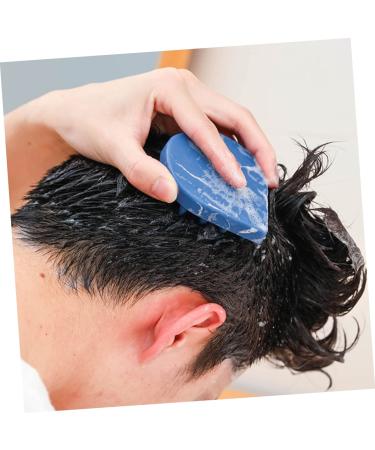 Silicone Shampoo Comb & Scrubber Massager | Scalp & Body Brush for Baby Shower | Dark Blue | 1pc - Buy Online on SooperMarket.com