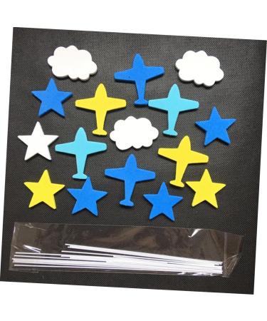 Warmhm 48 Pcs Decor Top Hat Cupcakes Plane Cake Toppers Cloud Cupcake Toppers The Clouds Insert Card Baby As Shownx3pcs mediumx3pcs - Buy Online on SooperMarket.com