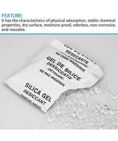 60-Bag Pebble Gel Dehumidifier for Clothing Food & Rooms | Moisture-Resistant Sealed Package (5G/bag) - International Shipping Available - Buy Online on SooperMarket.com