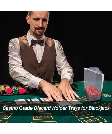 GSE Casino Grade Discard Holder Trays for Blackjack - 2  4  6  8 Deck Options - Buy Online on SooperMarket.com