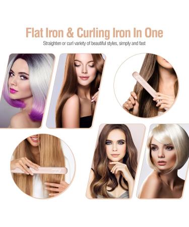Culwad Smooth Iron Hair Smoothing - 25mm Ceramic Plate Digital Display Dual Voltage Auto Shut-Off - Pink - Buy Online on SooperMarket.com