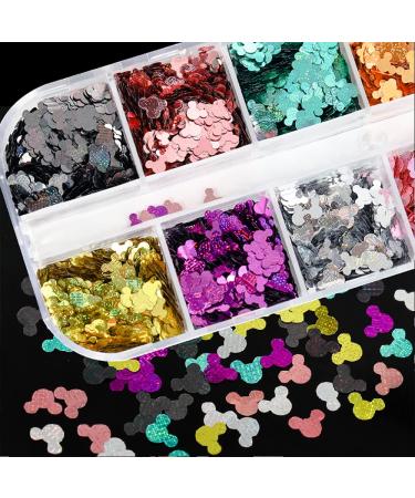 3D Holographic Nail Glitters Art Sequins - Colorful Ultra-Thin Design Flakes for Designer Fashion Nail Art 2021 - Buy Online on SooperMarket.com