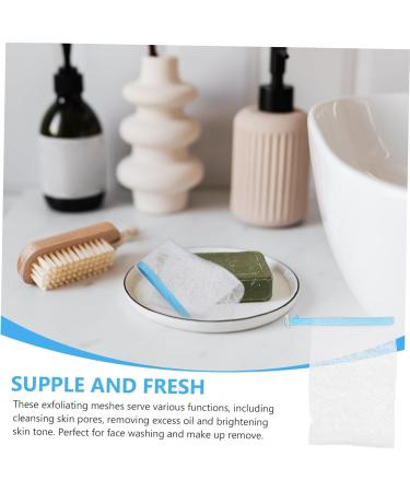 AUTSUPPL 8pcs Soap Soap Saver Pouch Soap Bar Net Soap Net Pouches Fabric Sky-blue 14x10cm Sky-blue - Buy Online on SooperMarket.com