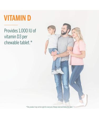 Genestra Brands - D3 1000 Chewable - Vegetarian Vitamin D Supplement - 120 Chewable Tablets - Natural Blackcurrant Flavour - Buy Online on SooperMarket.com