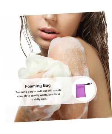 Buy Purple Nylon Bubble Net Bath Bag for Shampoo Bars Eco-Friendly Durable & Ideal for Travel - Buy Online on SooperMarket.com