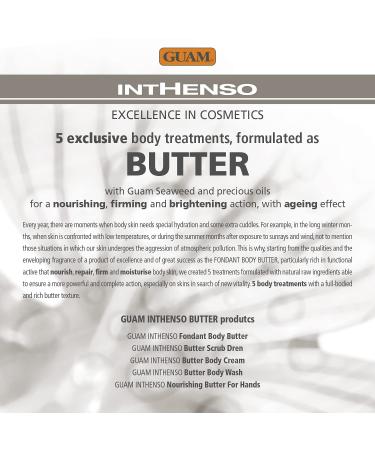 Inthenso Nourishing Hand Cream - Guam Algae Avocado Oil & Shea Butter | Moisturizing & Protective | Made in Italy - 50ml - Buy Online on SooperMarket.com