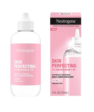 Neutrogena Skin Perfecting Liquid Exfoliant for Dry Skin - 4 fl oz (118 ml) | Gentle Daily Exfoliation - Buy Online on SooperMarket.com