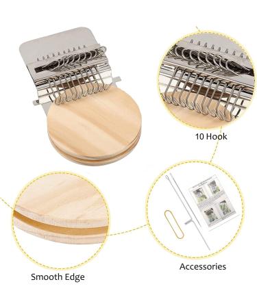 Darning Mini Loom Machine - Speedweave Darning Loom Tool Kit for DIY Weaving and Mending - 10 Hook Darning Machine for Clothes, Jeans, and Socks - Buy Online on SooperMarket.com
