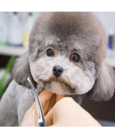 Jiasoval 4-in-1 Dog Grooming Kit with Safety Round Tip - Professional Scissors Set for Dogs & Cats - Includes Steel Comb and Leather Pouch - Buy Online on SooperMarket.com