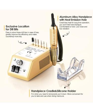 Professional Electric Nail Miller - 20 000 RPM Acrylic & Gel Nail Drill for Home & Salon Use - Buy Online on SooperMarket.com