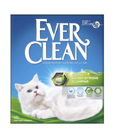 Ever Clean Clumping Cat Litter Extra Strong Clumping Cat Litter Scented for Long-lasting freshness 10L Scented 10000 ml (Pack of 1)