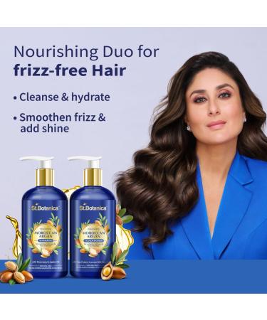 StBotanica Moroccan Argan Hair Shampoo & Conditioner Set - Nourishing 300ml for Healthier Hair - International Shipping Available - Buy Online on SooperMarket.com