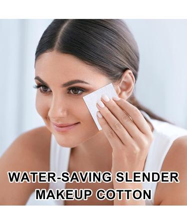 500 Pcs Makeup Cotton Pads Natural Premium Non-Woven Square Cosmetic Cotton Pads Makeup Facial Soft Cut Cotton for Skin Care or Remove face/Eyes and Lips Makeup (Thin) - Buy Online on SooperMarket.com