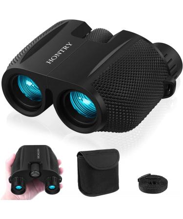 Hontry Binoculars for Adults and Kids, 10x25 Compact Binoculars for Bird Watching, Theater and Concerts, Hunting and Sport Games