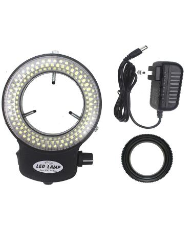 LED-144-ZK Black Adjustable 144 LED Ring Light Illuminator for Stereo Microscope (144 LED Ring Light)