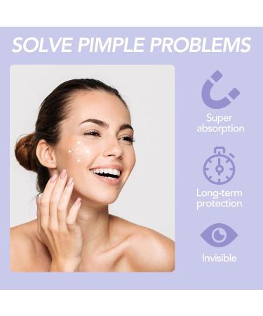 Aliobio Hydrocolloid Pimple Patches - 216 Invisible Acne Stickers - Purple (6 Sheets) - Buy Online on SooperMarket.com
