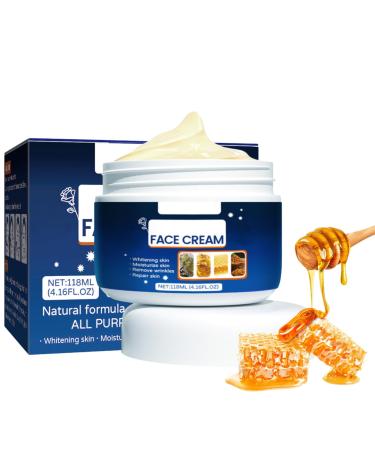 Honey Face Cream Vitamin C Cream Dark Spot Remover For Face Anti Aging Face Cream For Radiant&Glowing Skin Skin Tightening Cream For Face Moisturiser For Dry Skin Lightening Cream Day And Night Cream