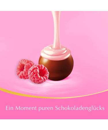 Lindt Lindor Raspberry Chocolate Balls 137g - Gourmet Praline Gift | Whole Milk Chocolate with Melting Raspberry Filling - Buy Online on SooperMarket.com