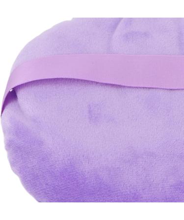 Makeup Puff Pad Powder Puff Wet Dry Washable Soft Swan Down Ultra Large Round Loose Powder Puff for Makeup Round Powder Blenders Sponges (Purple) - Buy Online on SooperMarket.com