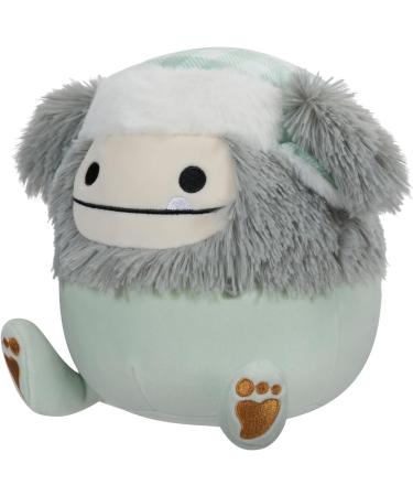 Squishmallows Original 7.5-Inch Evita the Grey Bigfoot Plush with Trapper Hat - Small Ultrasoft Toy - Buy Online on SooperMarket.com