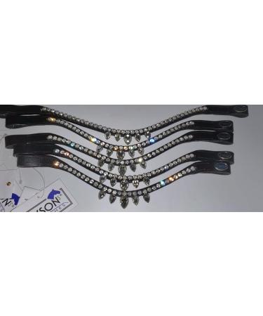 Tyssons Breeches Herring Band Drops Diadem - Luxury Leather Glitzer Strass Belt for Minishetty Shetty Pony & WB - Shop Internationally - Buy Online on SooperMarket.com