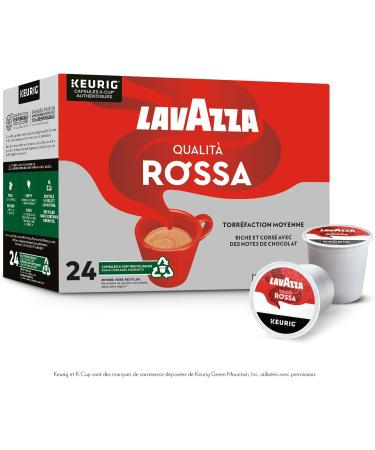 Lavazza Qualit Rossa Medium Roast K-Cup Coffee Pods 24 Count For Keurig Coffee Makers Crema e Gusto 24 count (Pack of 1) - Buy Online on SooperMarket.com