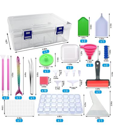 96pcs Diamond Painting Tools Kit with Storage Containers - DIY Diamond Art Supplies - Buy Online on SooperMarket.com