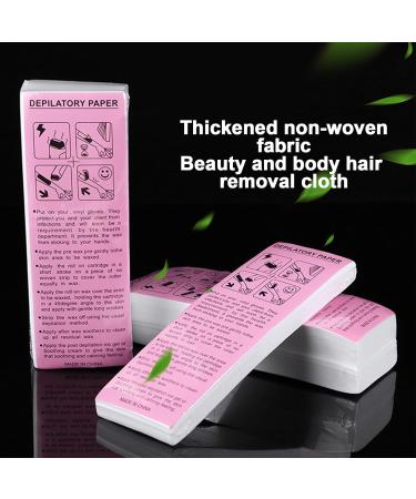 1000 Fleece Strips for Hair Removal | Wax Stripes Sugar Paste Eyebrow & Bikini Waxing - Gentle & Effective - Buy Online on SooperMarket.com