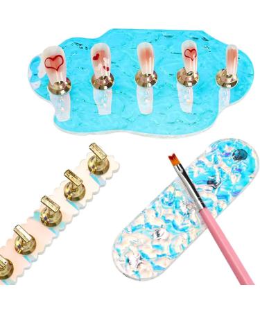 Nail Holders For Painting Nails Acrylic Display Stand Practice Fingernail Art Display Stand For Training Nail Art Practice Stand Nail Art Practice Stand Nail Art Training Stand - Buy Online on SooperMarket.com