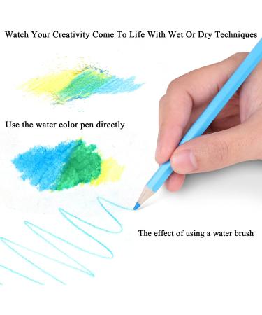 36-Color Watercolor Pencils Set for Adults and Teens - Artist Drawing and Sketching Supplies for Coloring and Painting - Buy Online on SooperMarket.com