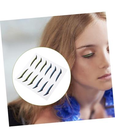 PLAFOPE 72 Pairs Glitter Eyeliner Reusable Eyeliner Sticker Instant Eyeliner Stickers Double Side Tape - Buy Online on SooperMarket.com